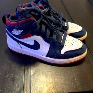 NIKE AIR JORDAN 1 OLYMPIC KIDS SHOES-SIZE 13C